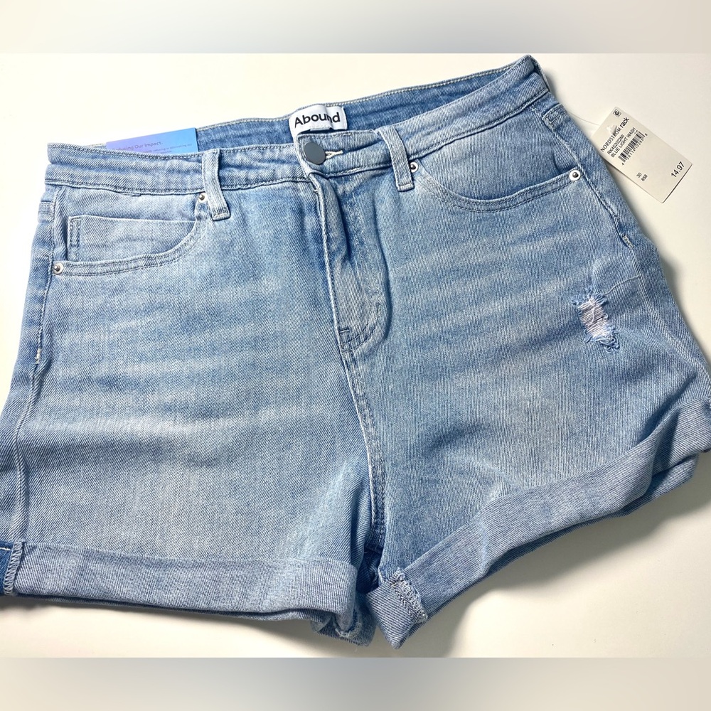 Abound Denim Rolled Hem Denim Shorts
